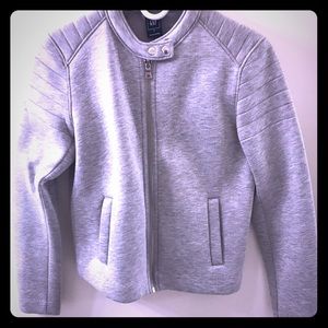 Gap grey scuba jacket